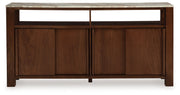 Tobinville - Dark Brown - Accent Cabinet - JaxCo Furniture