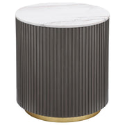 Jason - Round Marble Coffee Table Set - JaxCo Furniture