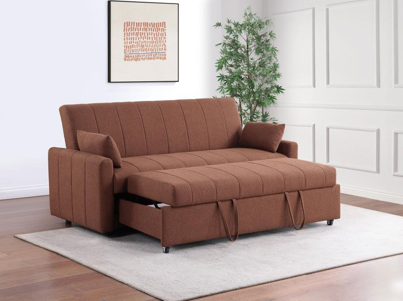 Portland - Boucle Upholstered Sleeper Sofa Bed - JaxCo Furniture