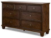 Danabrin - Brown - Dresser - JaxCo Furniture