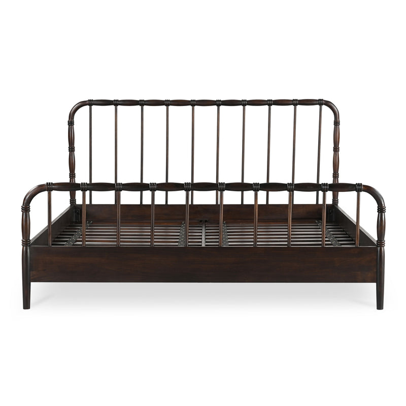 Vivian - King Bed - Dark Brown - JaxCo Furniture