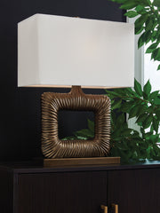 Garronby - Antique Brass Finish - Metal Table Lamp - JaxCo Furniture