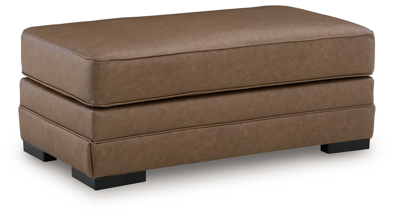 VillaCourt - Caramel - Ottoman - JaxCo Furniture