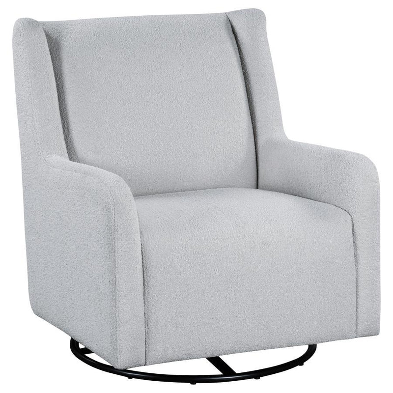 Serra - Boucle Upholstered Swivel Glider Recliner - JaxCo Furniture