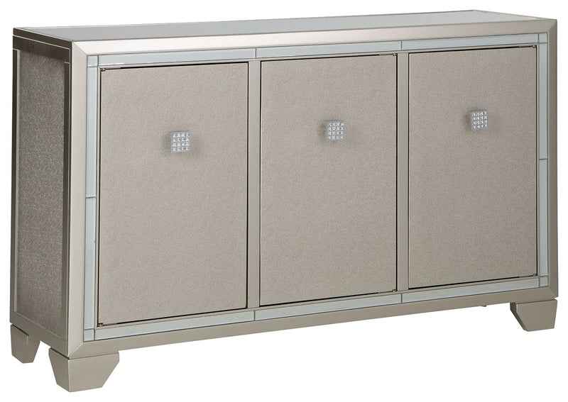 Chaseton - Champagne - Accent Cabinet - JaxCo Furniture