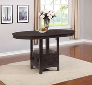 Lavon - Oval Extension Counter Dining Table - Espresso - JaxCo Furniture
