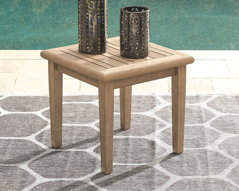 Gerianne - Brown - Square End Table - JaxCo Furniture