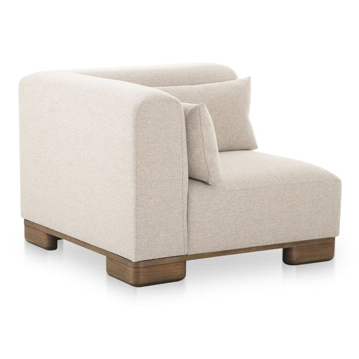 June - Corner Chair - Oatmeal - JaxCo Furniture