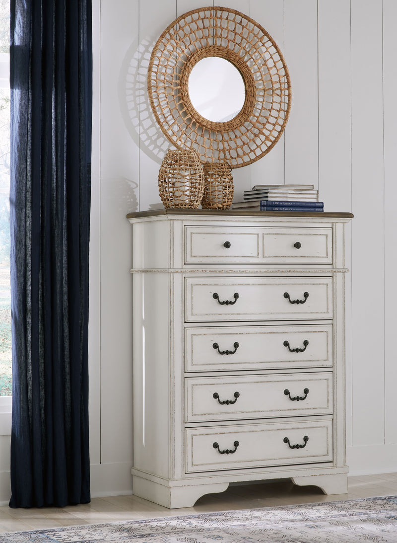 Blendon - Two-tone - Five Drawer Chest - JaxCo Furniture