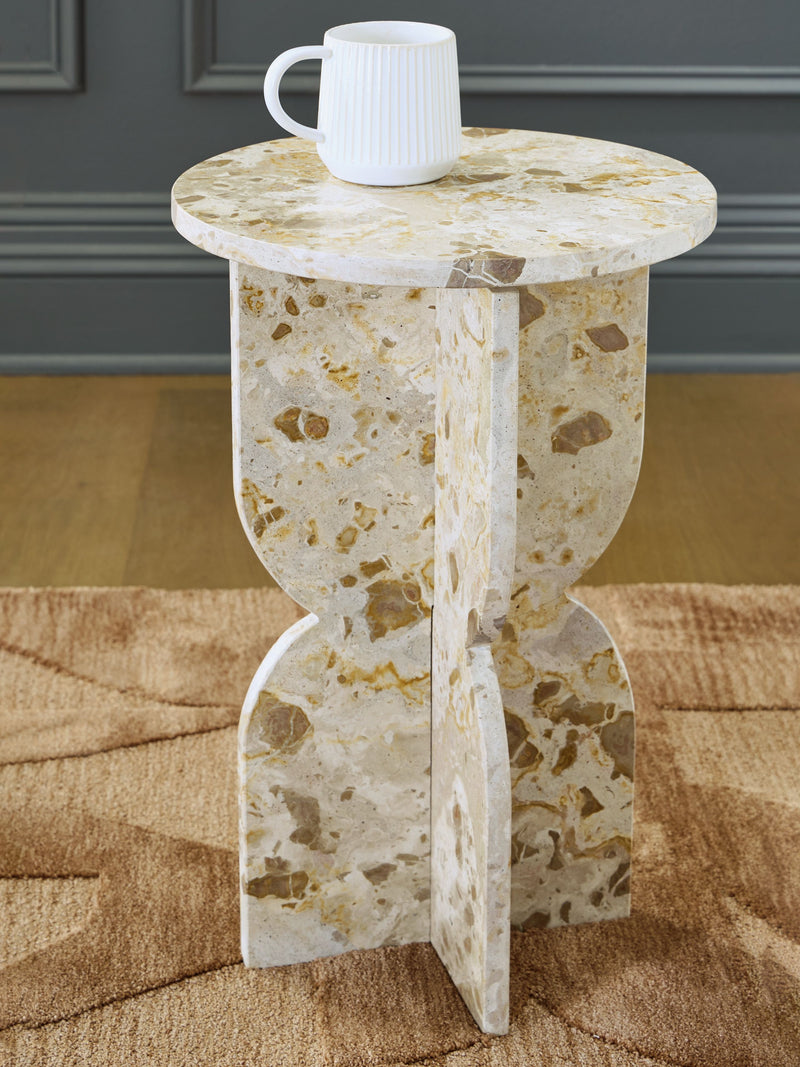Treygan - Beige - Accent Table - JaxCo Furniture