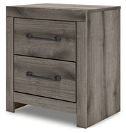Graystorm - Brown Gray - Two Drawer Night Stand - JaxCo Furniture