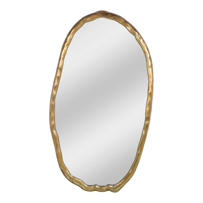 Foundry - Oval Mirror - Yellow - JaxCo Furniture