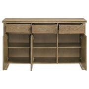 Adina - 2-Door Sideboard Server - Distressed Light Brown - JaxCo Furniture