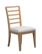 Escape - Dining Ladder Back Dining Chair (Set of 2) - Glazed Natural Oak / Mirage Mist - JaxCo Furniture