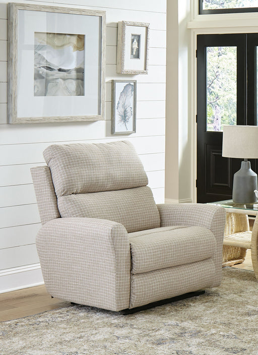 Justine - Lay Flat Extra Wide Recliner - Sandstone - JaxCo Furniture