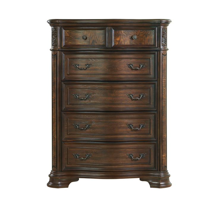 Royale - Lift Top Chest - Dark Brown - JaxCo Furniture