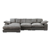 Plunge - Large Sectional - Charcoal - JaxCo Furniture