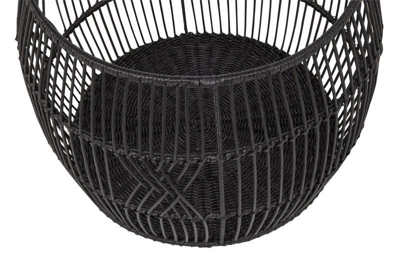 Rug Displays - Rattan Iron Basket - JaxCo Furniture