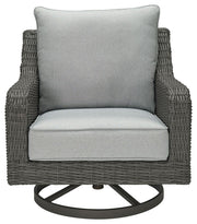 Elite Park - Gray - Swivel Lounge w/ Cushion - JaxCo Furniture