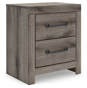 Graystorm - Brown Gray - Two Drawer Night Stand - JaxCo Furniture