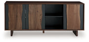 Welby - Brown / Charcoal - Accent Cabinet - JaxCo Furniture