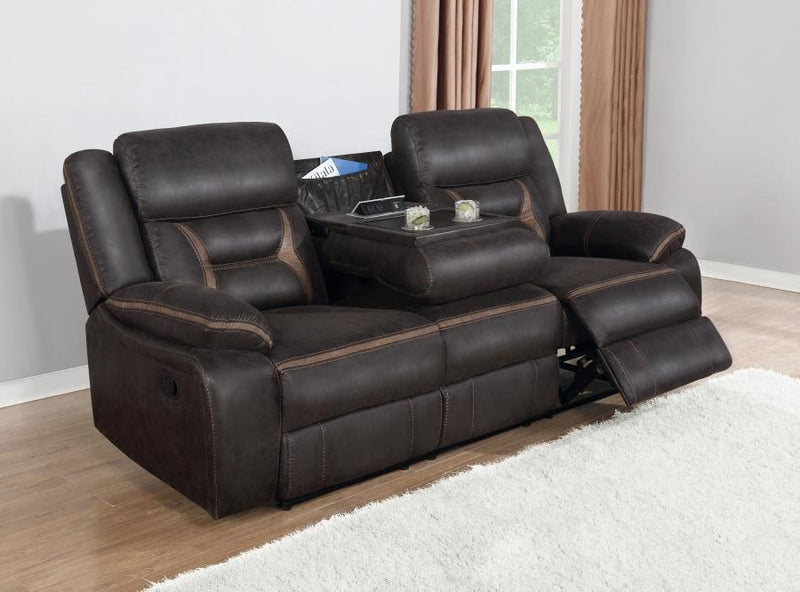 Greer - Upholstered Motion Reclining Sofa - JaxCo Furniture