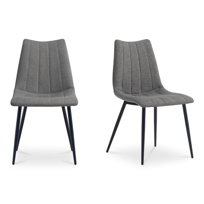 Alibi - Dining Chair (Set of 2) - Gray - JaxCo Furniture