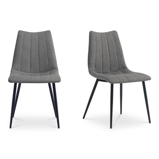 Alibi - Dining Chair (Set of 2) - Gray - JaxCo Furniture
