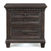 Morrison - Nightstand With Led Light - Smokey Walnut - JaxCo Furniture