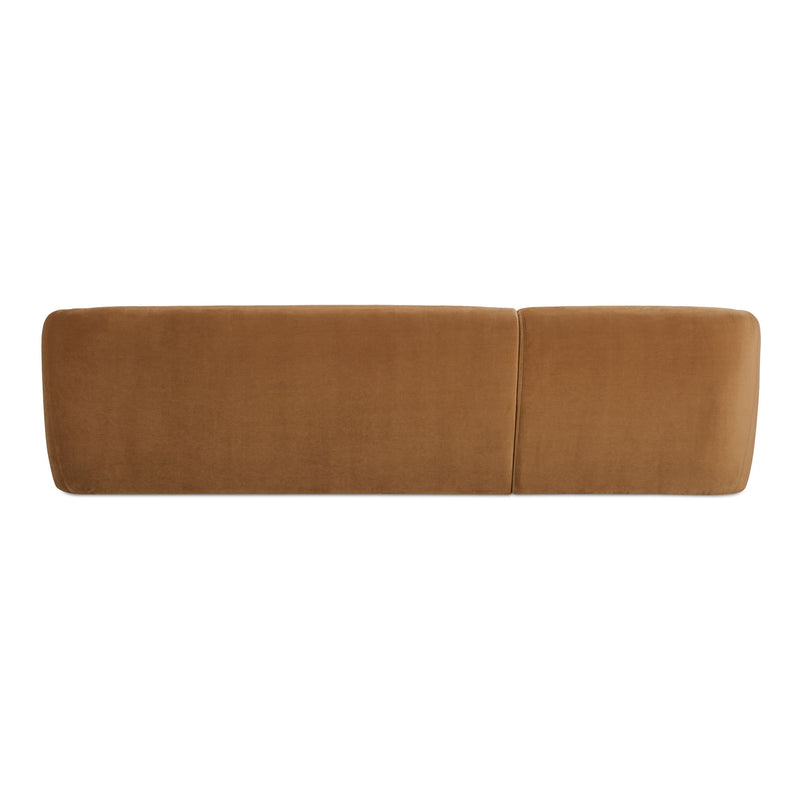 Faye - Left Sectional - Tan - JaxCo Furniture