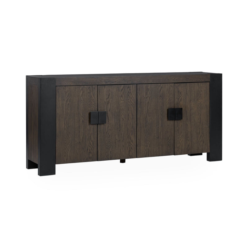 Deaven - 4 Door Buffet - Toasted Brown - JaxCo Furniture