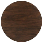 Everton - Round Wood Dining Table - Dark Walnut - JaxCo Furniture