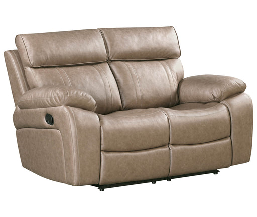 Theon - Reclining Loveseat - Stokes Toffee - JaxCo Furniture