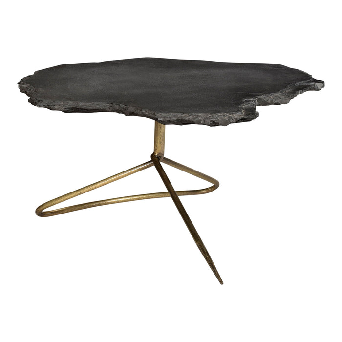 Sheridan - Coffee Table Iron Base - Black - JaxCo Furniture