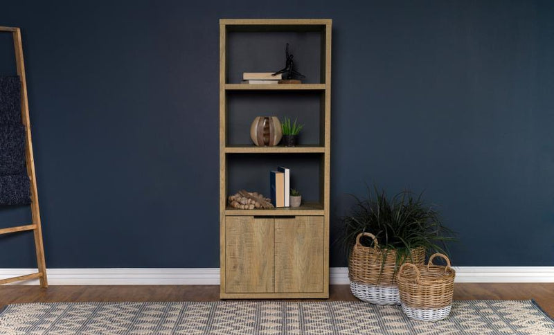 Tabby - 3-Shelf Engineered Wood Media Tower - Mango - JaxCo Furniture