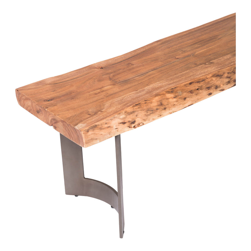 Bent - Small Bench - Natural Stain - JaxCo Furniture