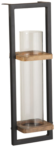 Colburn - Natural / Black - Wall Sconce - JaxCo Furniture