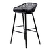 Piazza - Outdoor Barstool Barstool (Set of 2) - Black - JaxCo Furniture