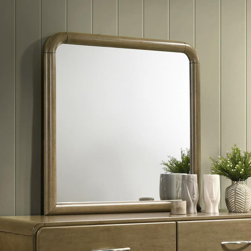 Amsbury - Dresser Mirror - Nutmeg - JaxCo Furniture