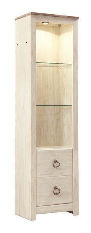 Willowton - Entertainment Center With Fireplace Option - JaxCo Furniture