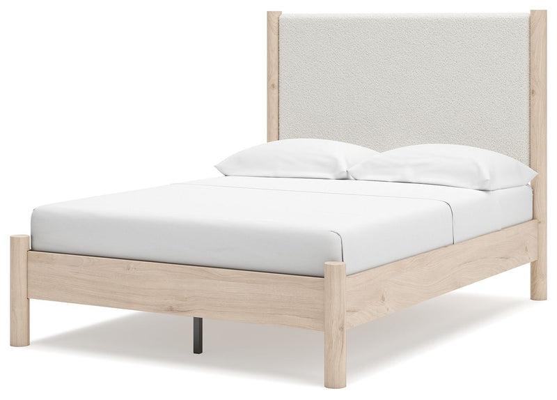 Cadmori - Upholstered Panel Bed - JaxCo Furniture