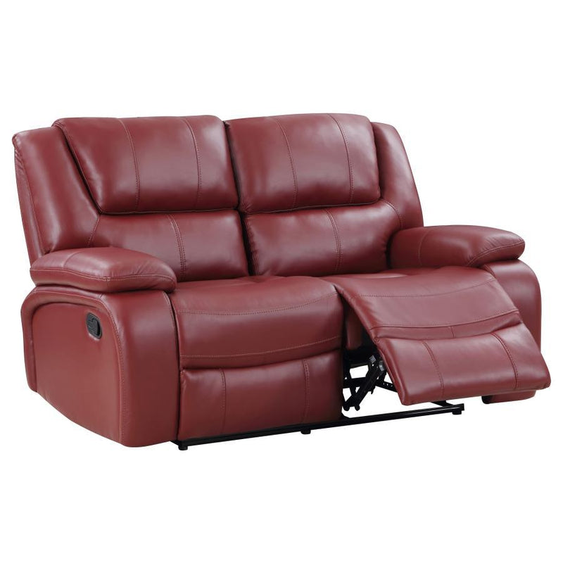 Camila - Upholstered Motion Reclining Loveseat - JaxCo Furniture