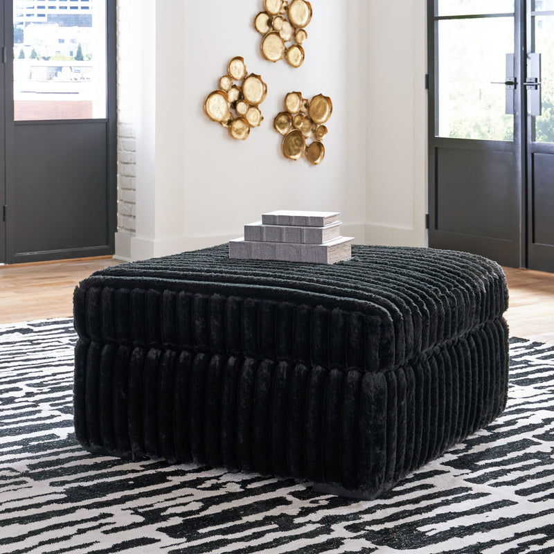 Midnight-Madness - Oversized Accent Ottoman - JaxCo Furniture