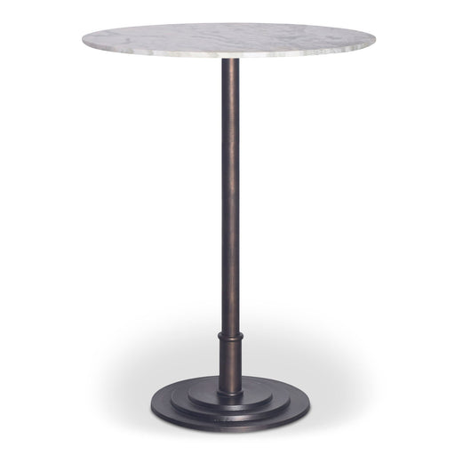 Tori - Outdoor Bar Table - White Marble - JaxCo Furniture