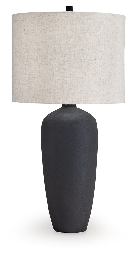 Ryenburg - Black - Metal Table Lamp - JaxCo Furniture