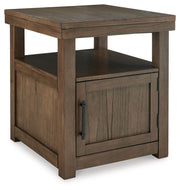 Boardernest - Brown - Rectangular End Table - JaxCo Furniture
