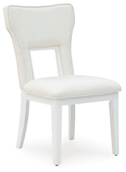 Chalanna - White - Dining Upholstered Side Chair (Set of 2) - JaxCo Furniture