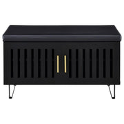 Brixton - 2-Door Padded Entryway Shoe Storage Bench - JaxCo Furniture