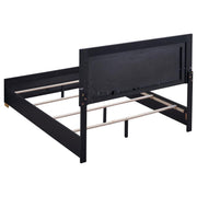 Marceline - Wood LED Panel Bed - JaxCo Furniture
