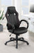 Carlos - Upholstered Adjustable Home Office Desk Chair - Black - JaxCo Furniture